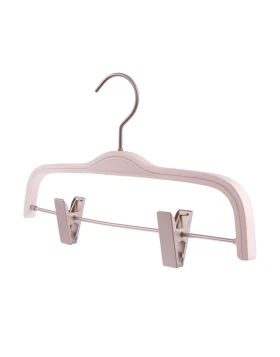 Childrens Wooden Hanger with Clips - 1006