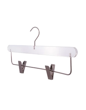 Plexiglass Hanger with Clips - 754